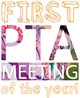 October PTA Meeting