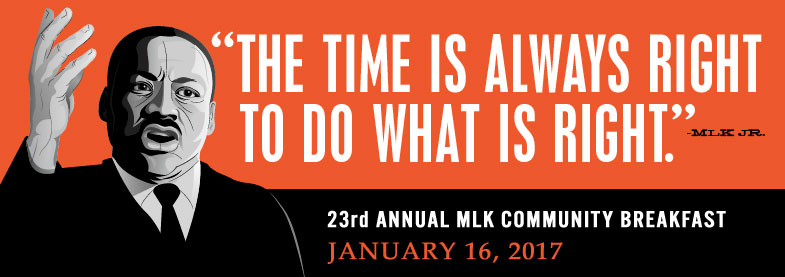 23 Annual MLK Community Breakfast on January 16, 2017