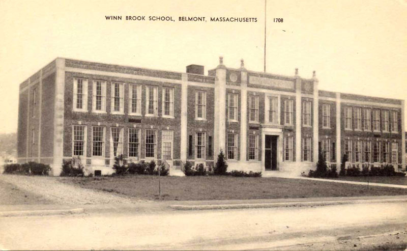 Winn Brook School in 1935